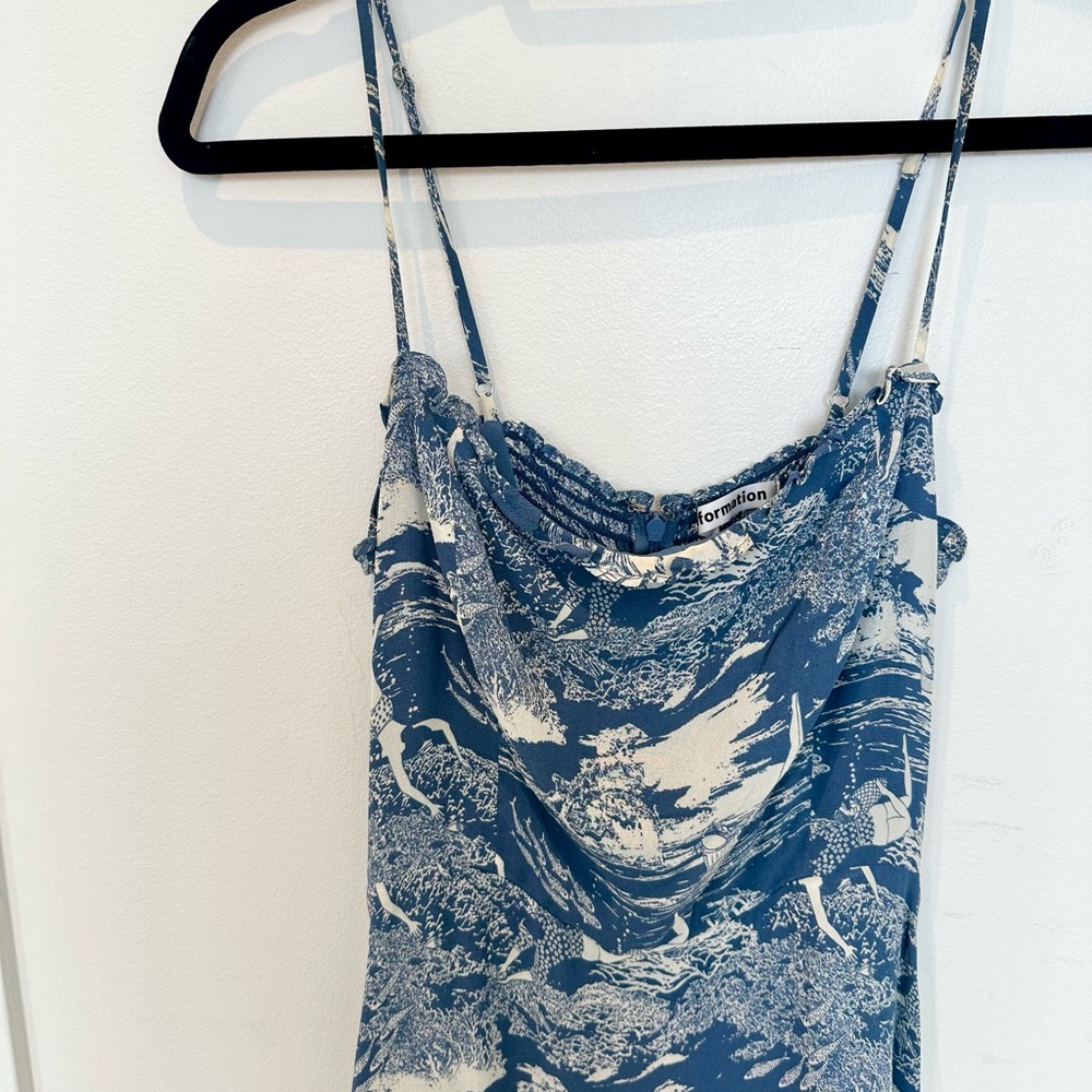 Reformation Square Neck Mini Dress